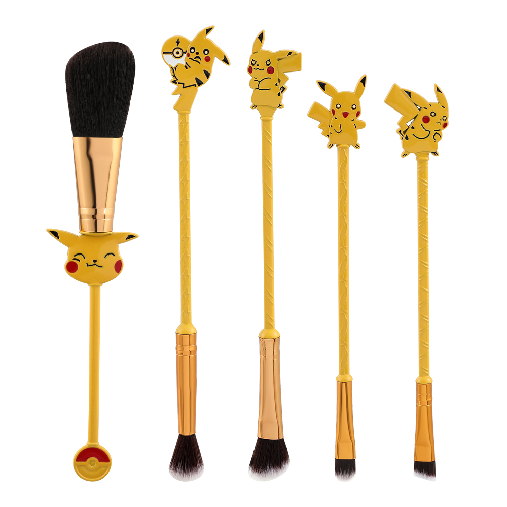 Model Kit Tools - 5pcs/set Pokemon Pikachu Makeup Brushes Powder