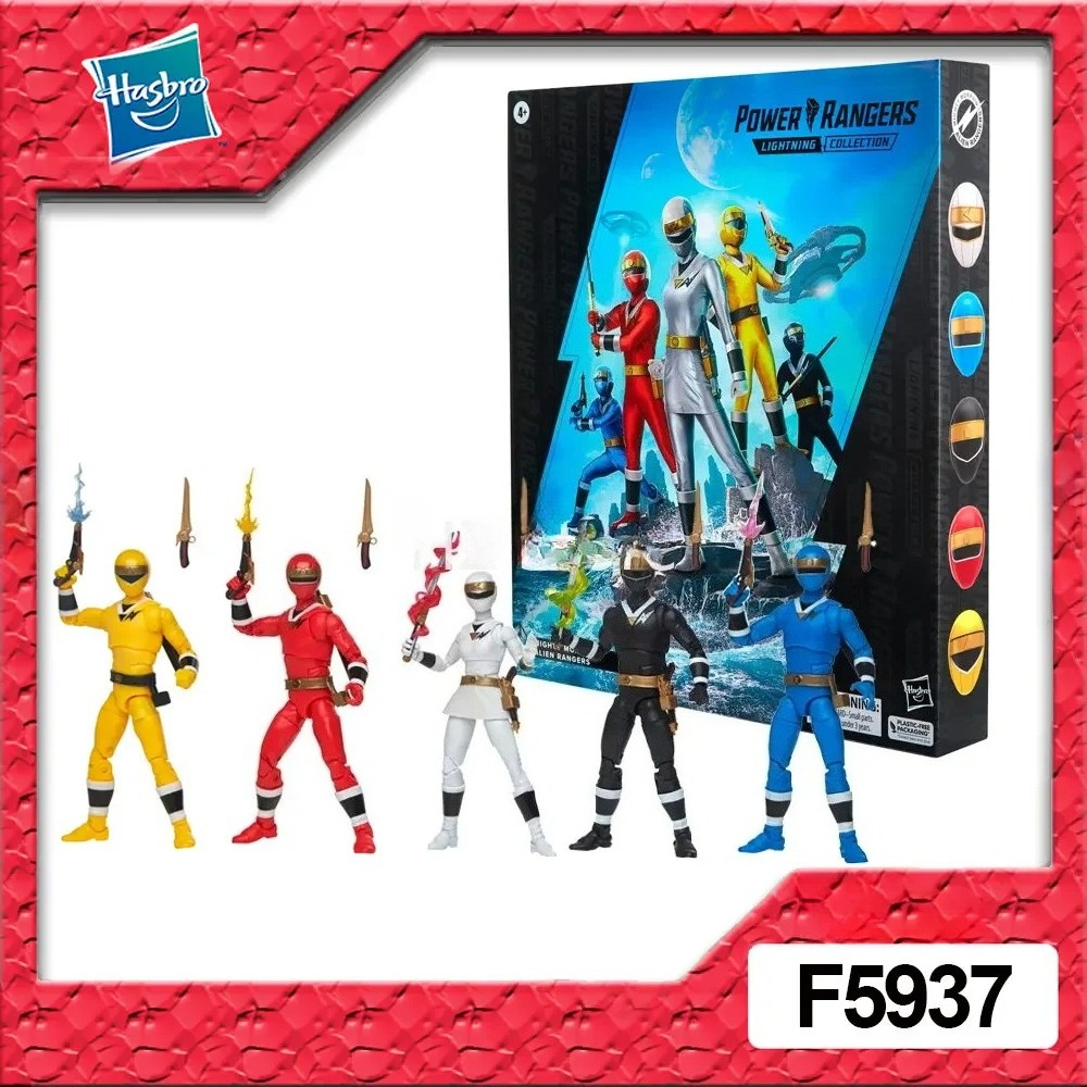 Model Kit Power Rangers - Hasbro Power Rangers Lightning Collection 5-Pack