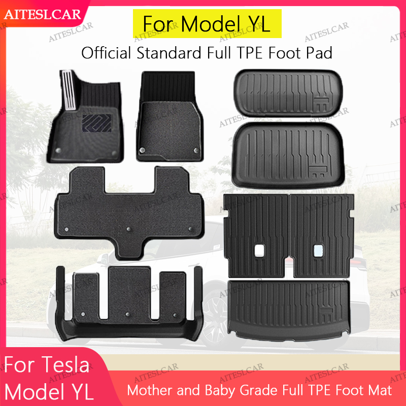 Model Kit Car - AITESLCAR For Tesla Floor Mat Model