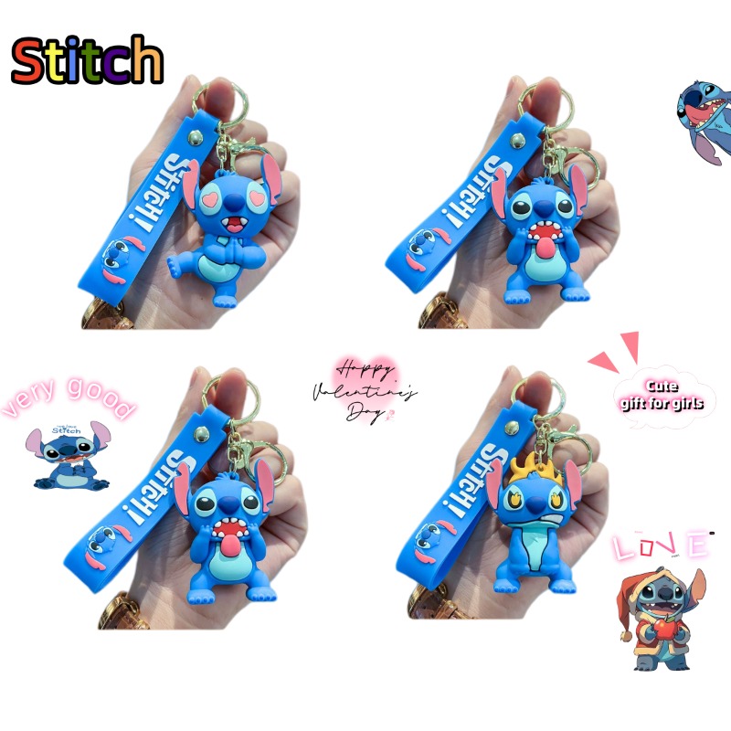 Model Kit Car - Disney Stitch 3D Doll Car Key