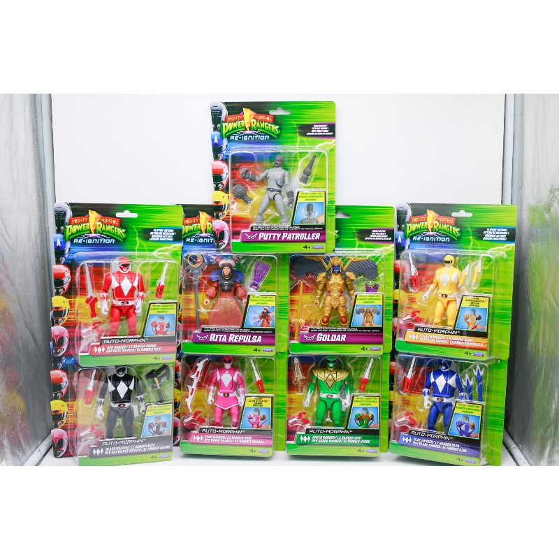 Model Kit Power Rangers - Playmates Mighty Morphin Power Rangers Re-Ignition
