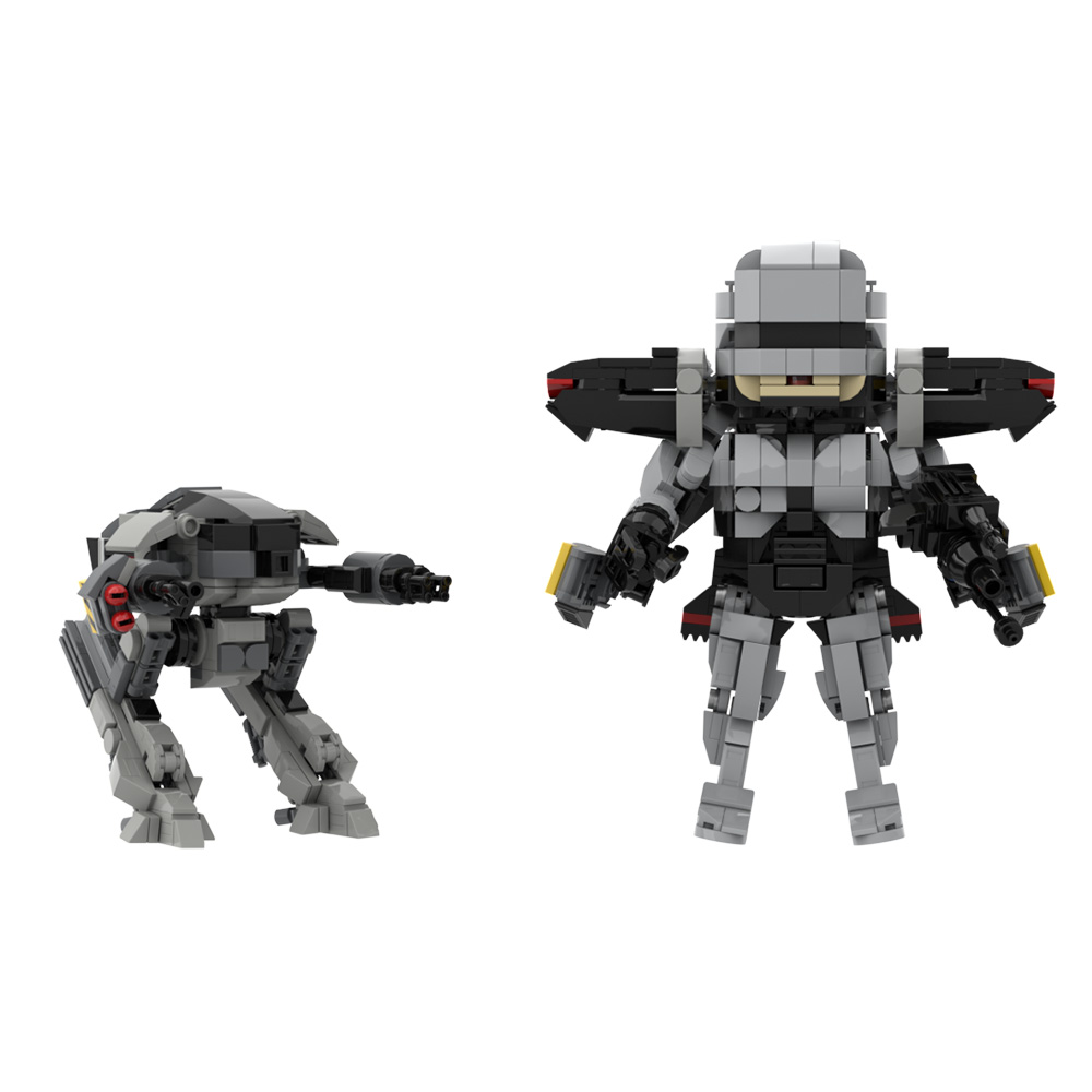 Model Kit Robocop - MOC Movie RoboCop Series Building Blocks