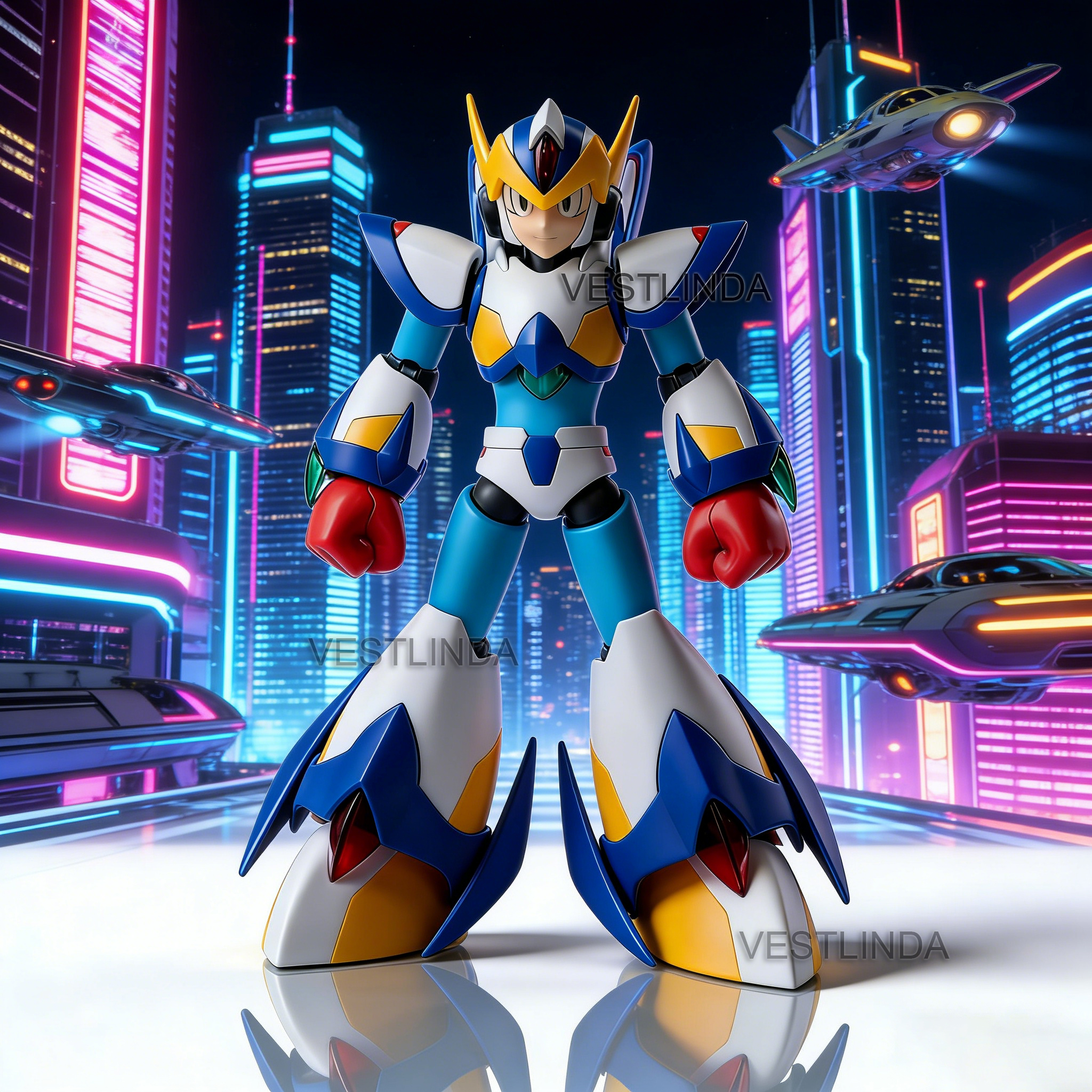 Model Kit Bandai - KP701 Rockman X Falcon Action Doll