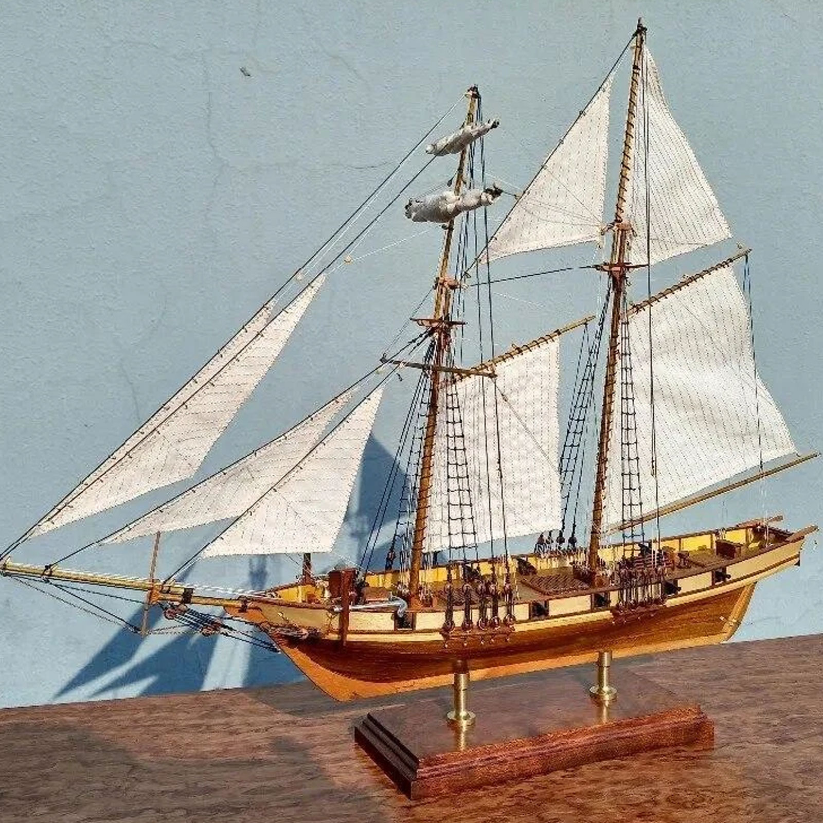 Model Kit Simulator - 【Halcon Sailboat Wooden Model Kit】DIY 3D