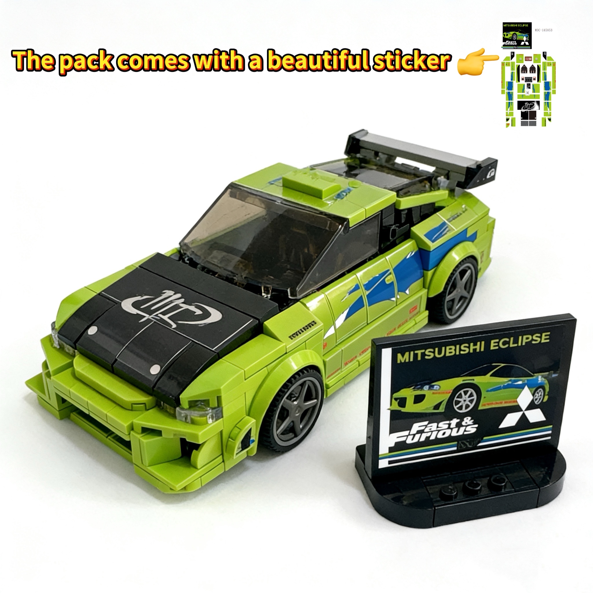 Model Kit Robocop - MOC Eclipse F City Champions Car