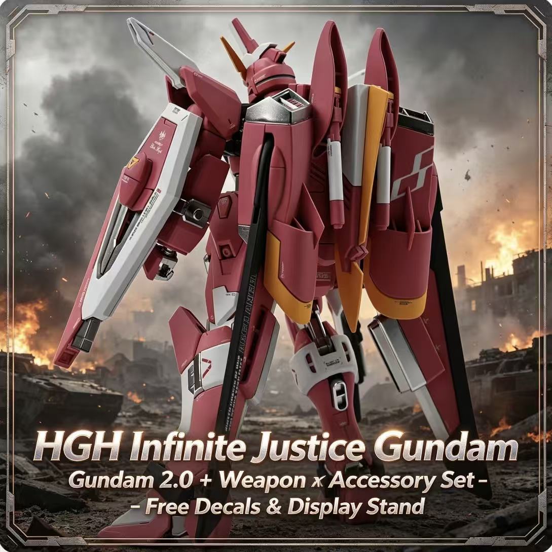 231 HG 1/144 Infinite Justice  - مراجعة Model Kit Gundam Hg وسعره