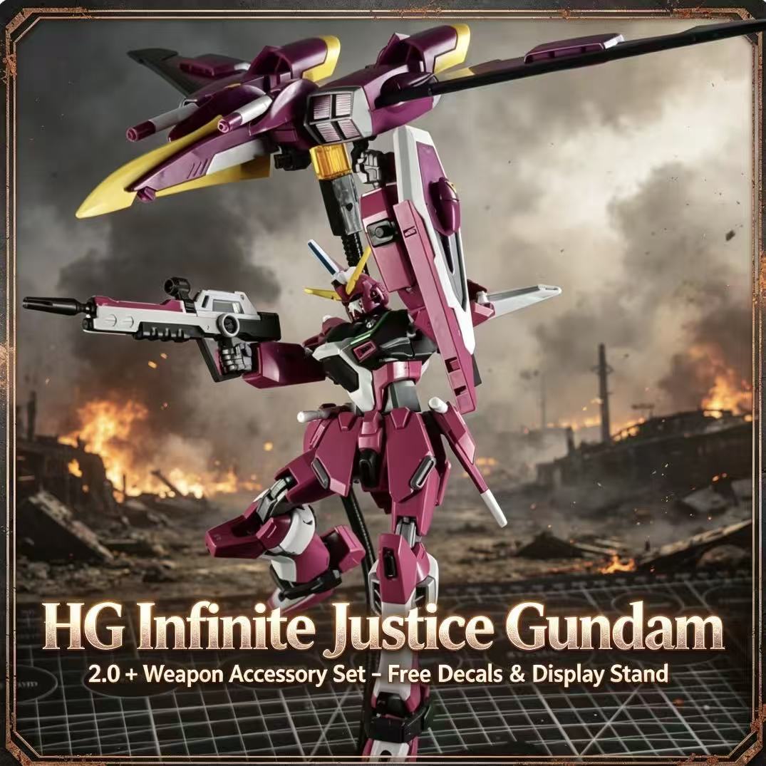231 HG 1/144 Infinite Justice  - مراجعة Model Kit Gundam Hg وسعره