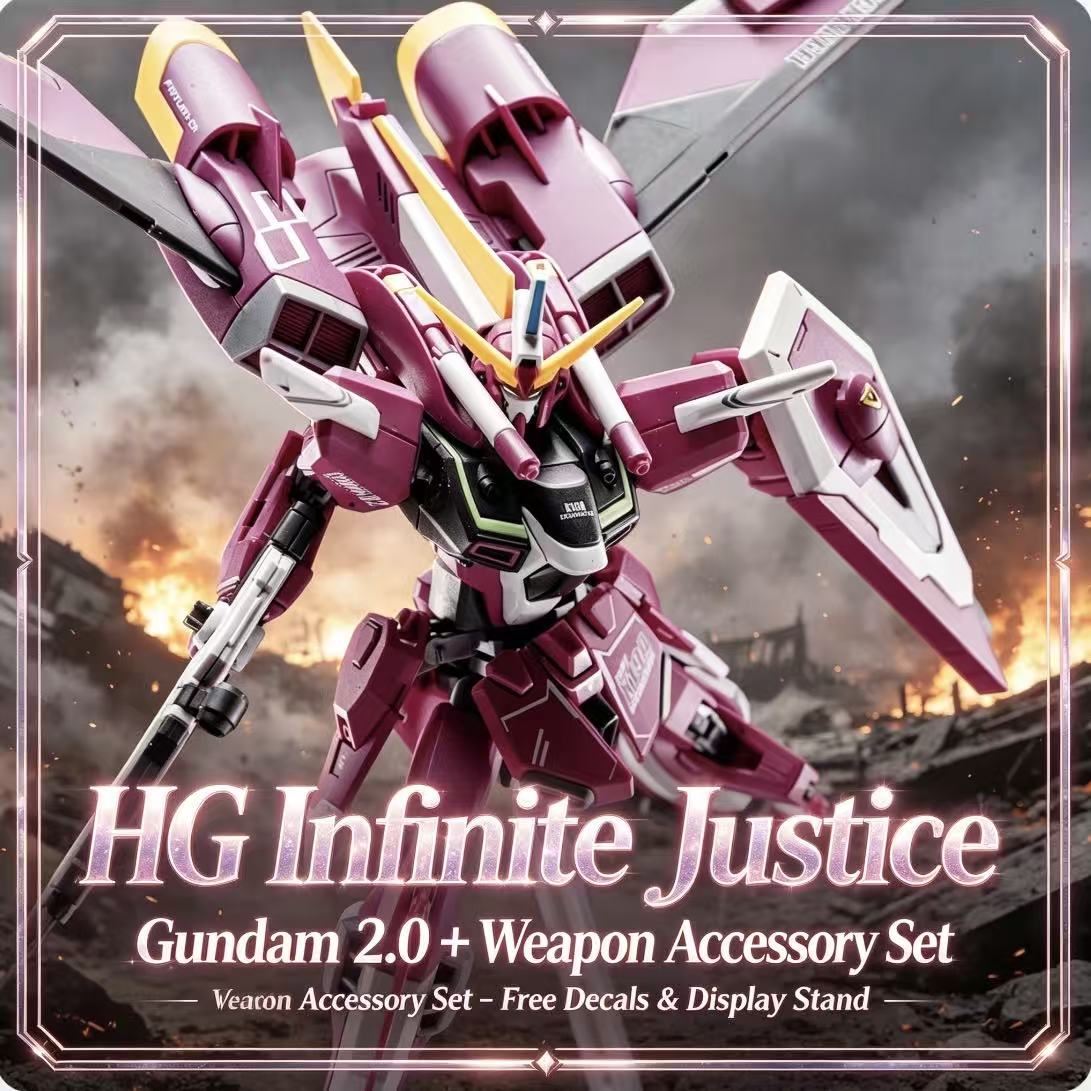 231 HG 1/144 Infinite Justice  - مراجعة Model Kit Gundam Hg وسعره