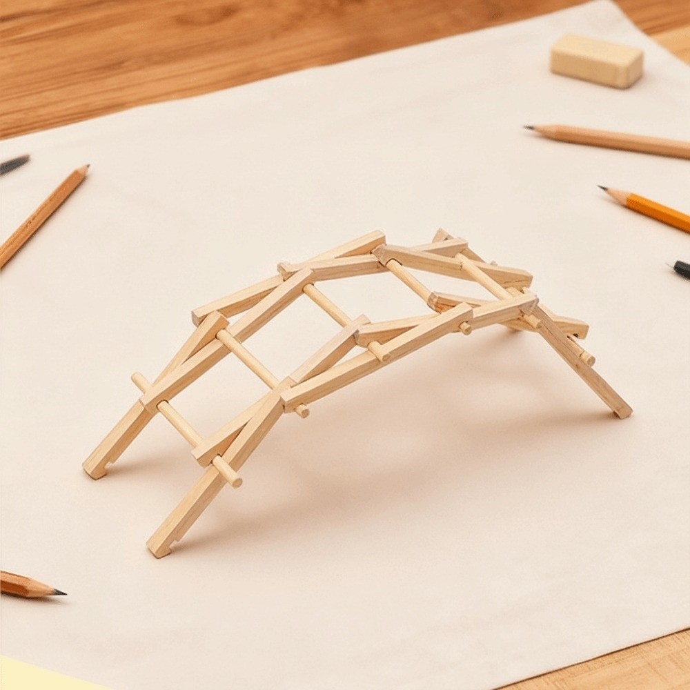 Bailey Bridge Wooden Puzzle DI - مراجعة Model Kit Manual وسعره