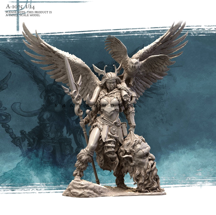 1/24 Resin model kits DIY resi - مراجعة Model Kit Waifu وسعره