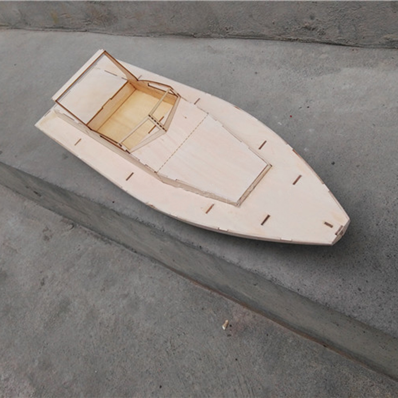 All Wooden Empty Ship Remote C - مراجعة Model Kit Manual وسعره