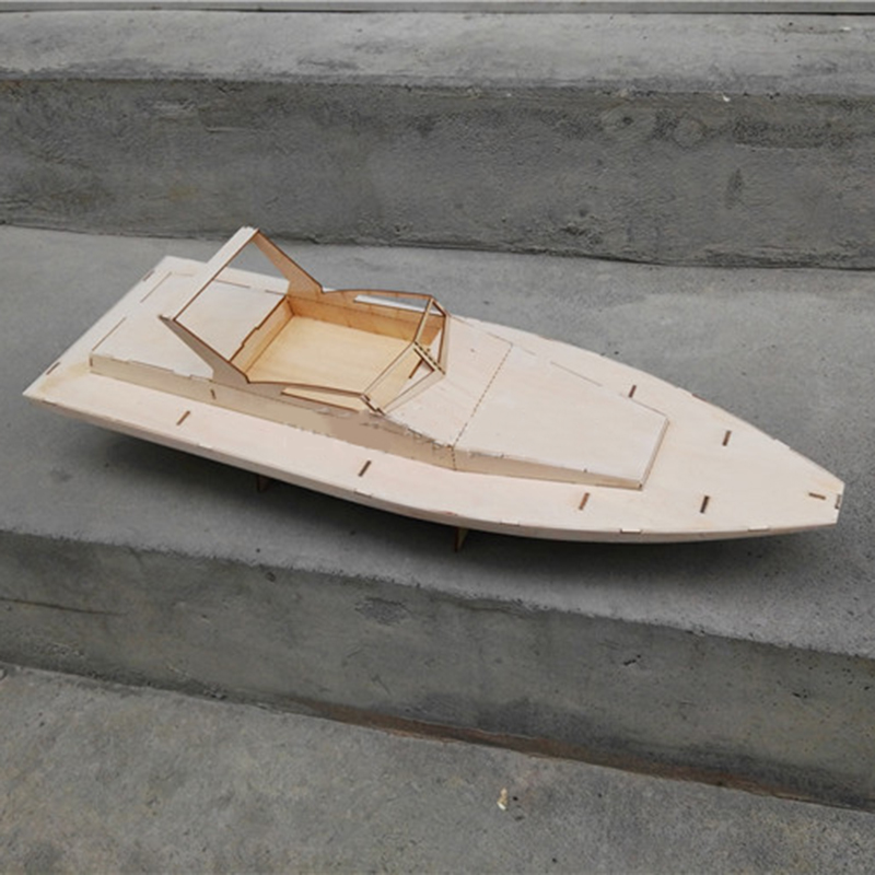 All Wooden Empty Ship Remote C - مراجعة Model Kit Manual وسعره