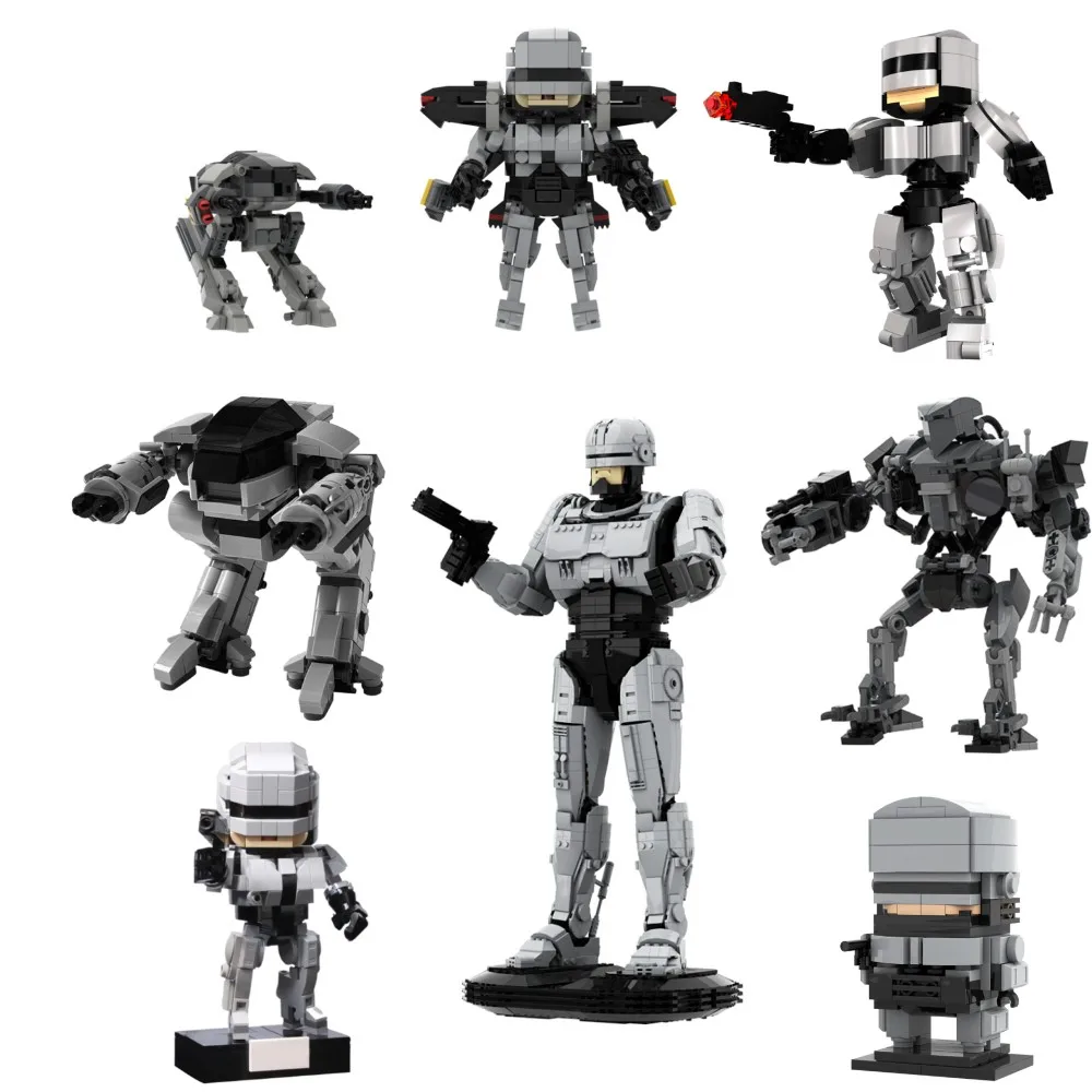 MOC Movie MechWarrior RoboCope - مراجعة Model Kit Robocop وسعره