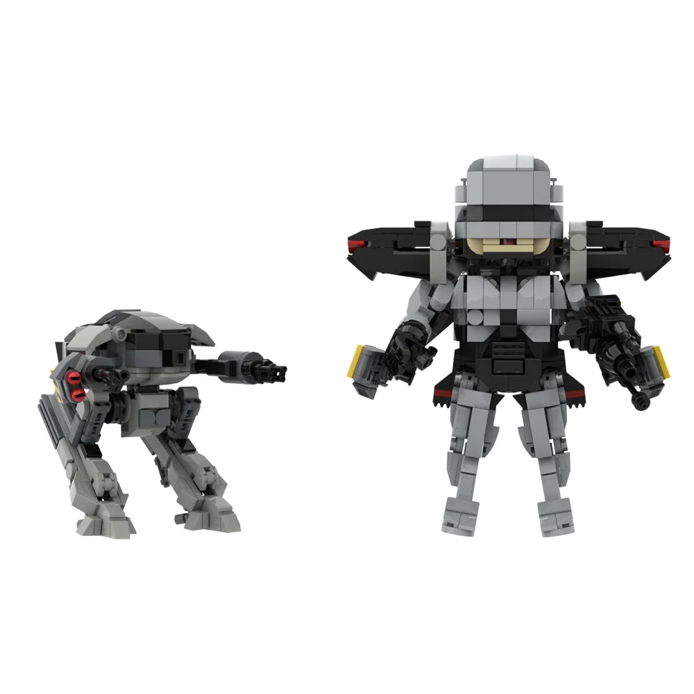 MOC Movie MechWarrior RoboCope - مراجعة Model Kit Robocop وسعره