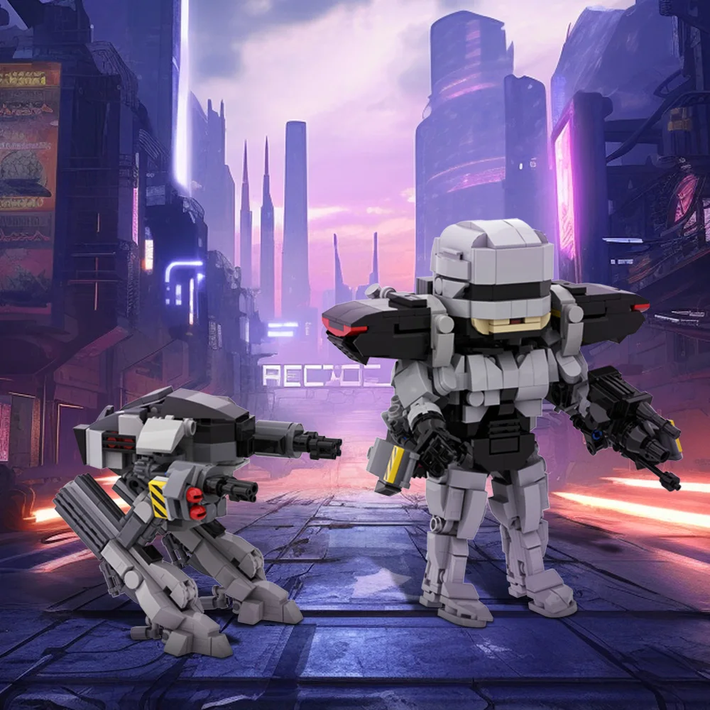 MOC Movie MechWarrior RoboCope - مراجعة Model Kit Robocop وسعره