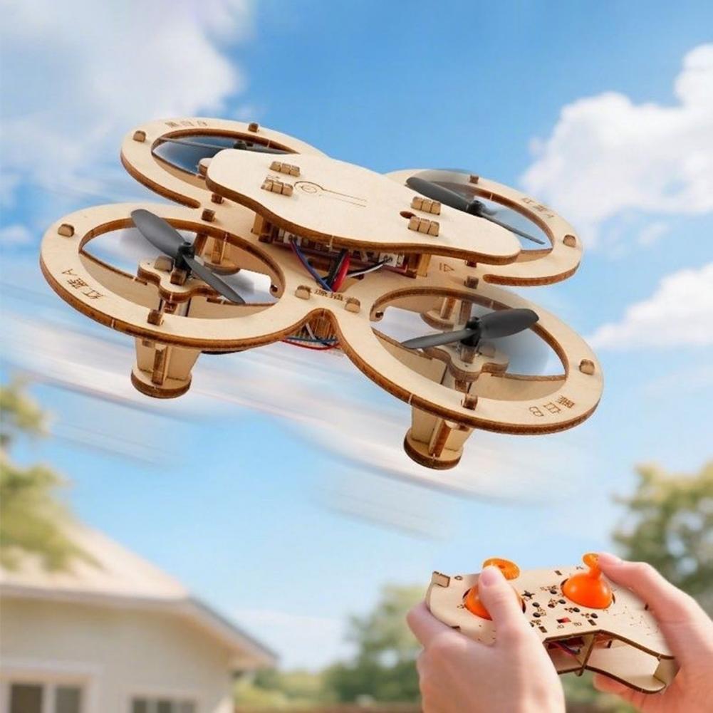 Rc Drone Toy Wooden Drone Puzz - مراجعة Model Kit Simulator وسعره