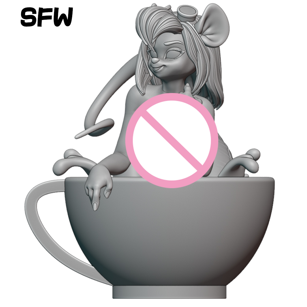 1:24 Teacup Beauty Girl NSFW 3 - مراجعة Model Kit Waifu وسعره