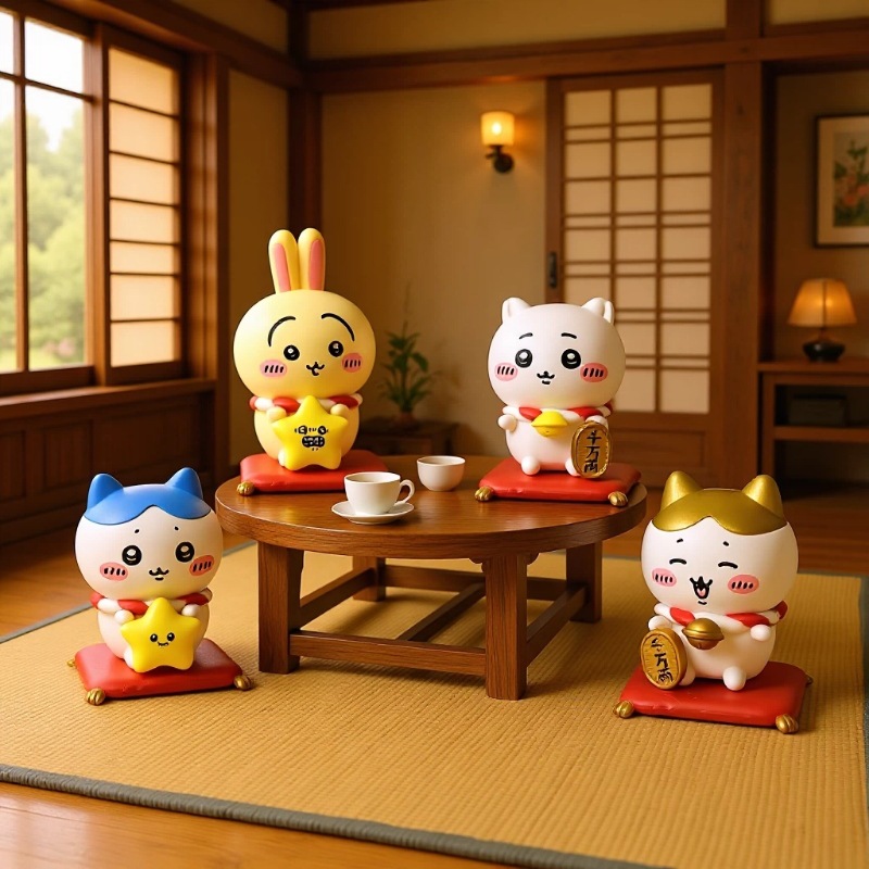 Kawaii CKW Lucky Cat Figurine  - مراجعة Model Kit Bandai وسعره