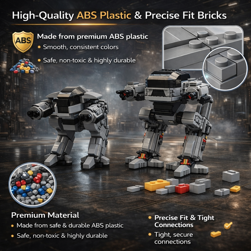 MOC Sci-Fi Mech Building Block - مراجعة Model Kit Robocop وسعره