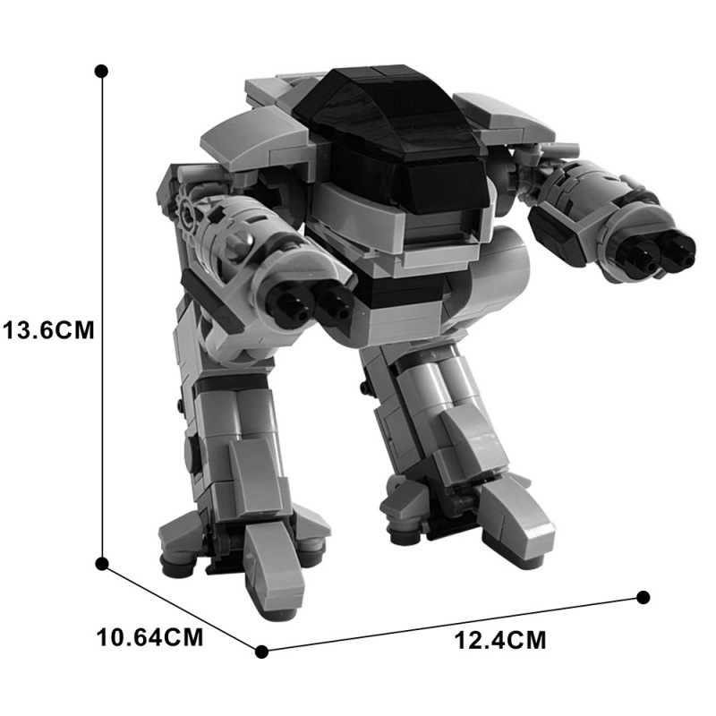 MOC Sci-Fi Mech Building Block - مراجعة Model Kit Robocop وسعره
