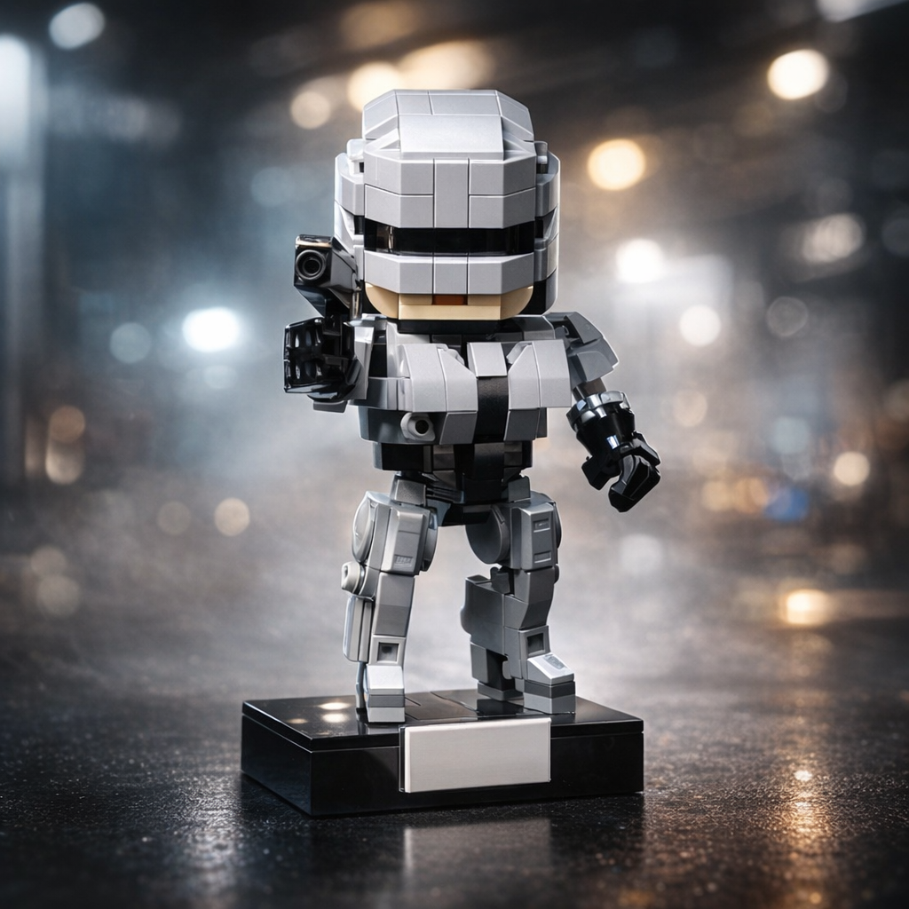 MOC Sci-Fi Police Robot Buildi - مراجعة Model Kit Robocop وسعره