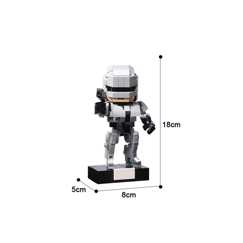 MOC Sci-Fi Police Robot Buildi - مراجعة Model Kit Robocop وسعره