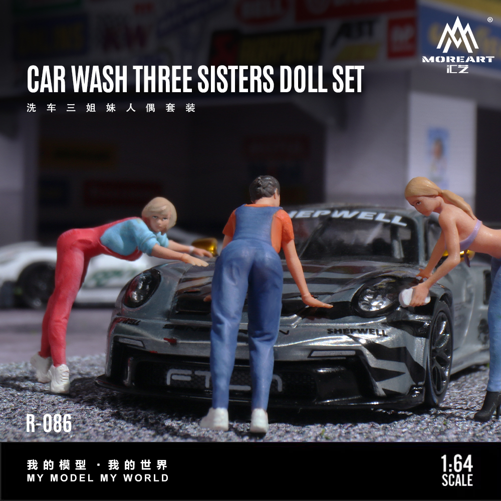 More Art 1:64 Three Sisters Ca - مراجعة Model Kit Car وسعره