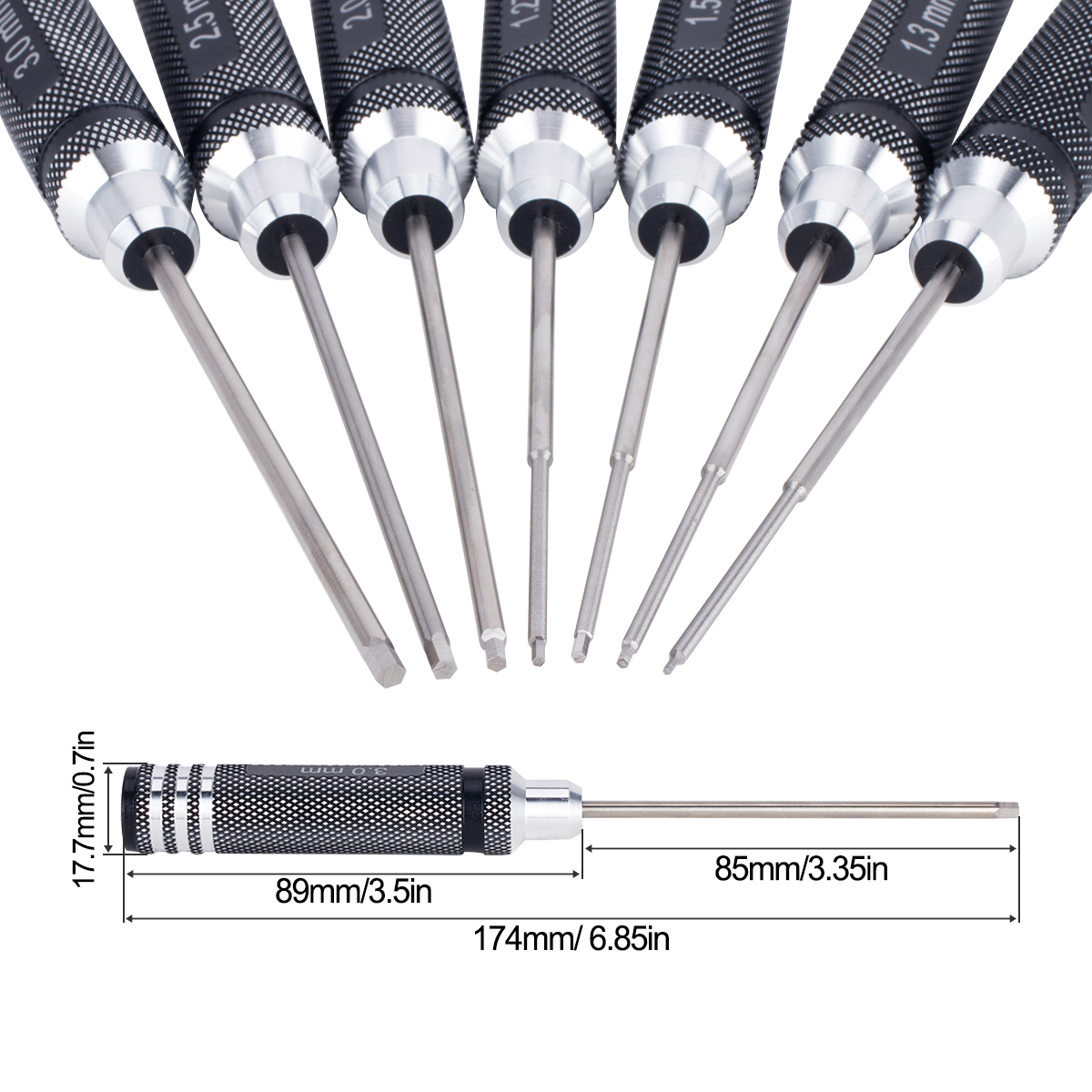 7 IN 1 Steel Hex Socket Profes - مراجعة Model Kit Tools وسعره