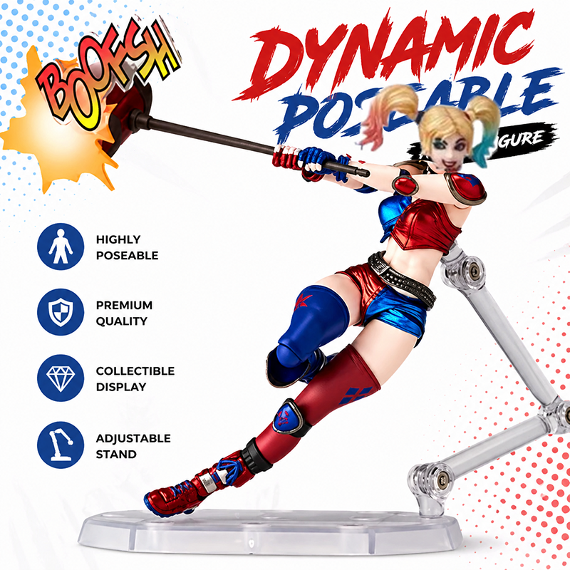 15cm Harley Quinn Action Figur - مراجعة Model Kit Harley Quinn وسعره
