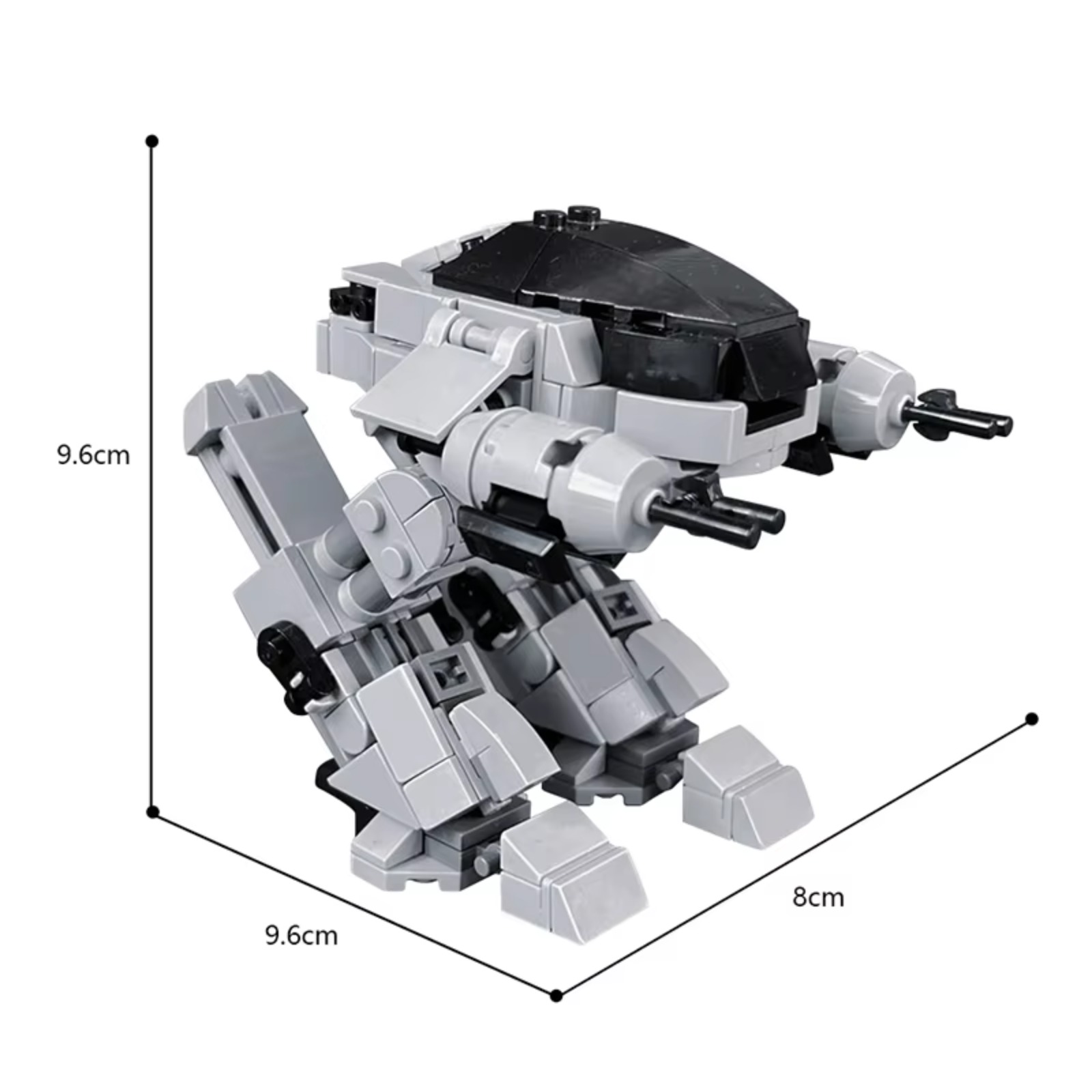 ED-209 Robot Building Blocks T - مراجعة Model Kit Robocop وسعره