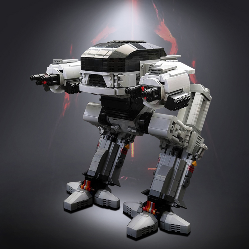 Gobricks UCS Scale ED-209 Robo - مراجعة Model Kit Robocop وسعره