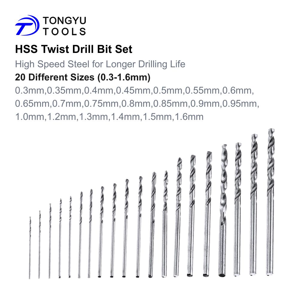 20Pcs Mini Twist Drill Bit Mic - مراجعة Model Kit Vise وسعره