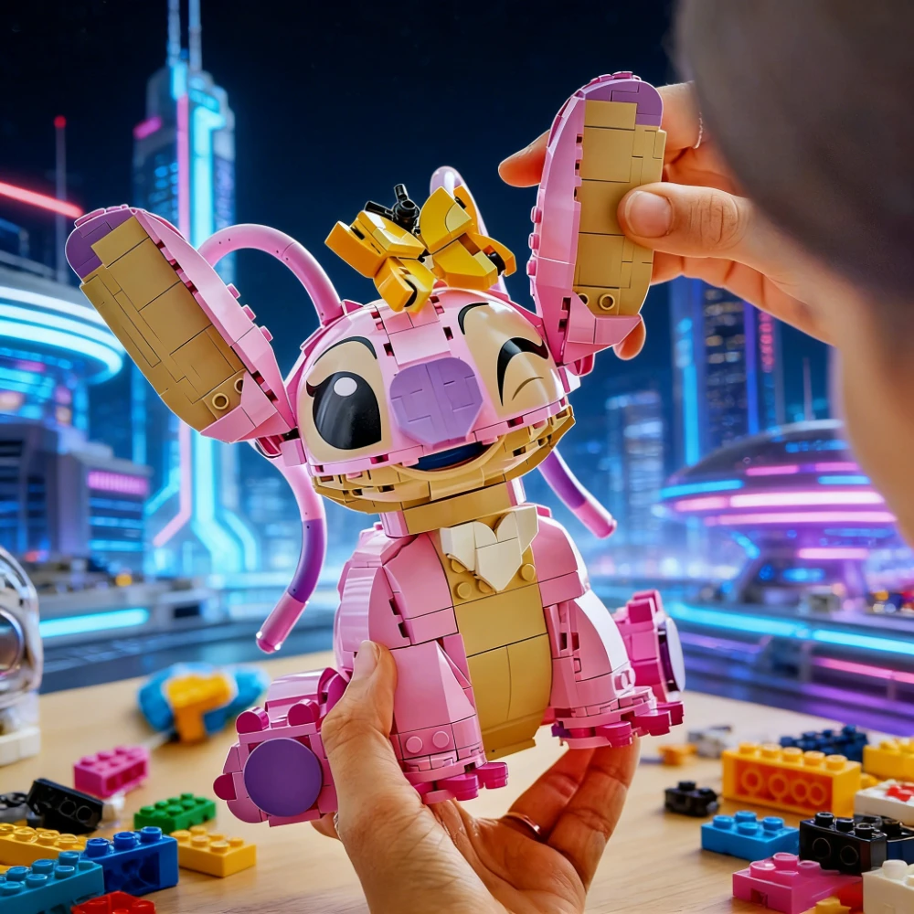 Hot！Stitch Angel Assembly Mode - مراجعة Model Kit Diorama وسعره