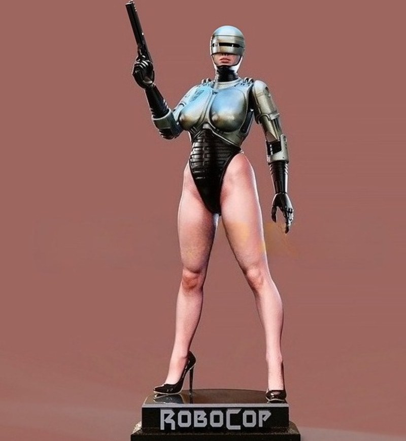 1/24 Scale Die-Cast Resin Figu - مراجعة Model Kit Robocop وسعره