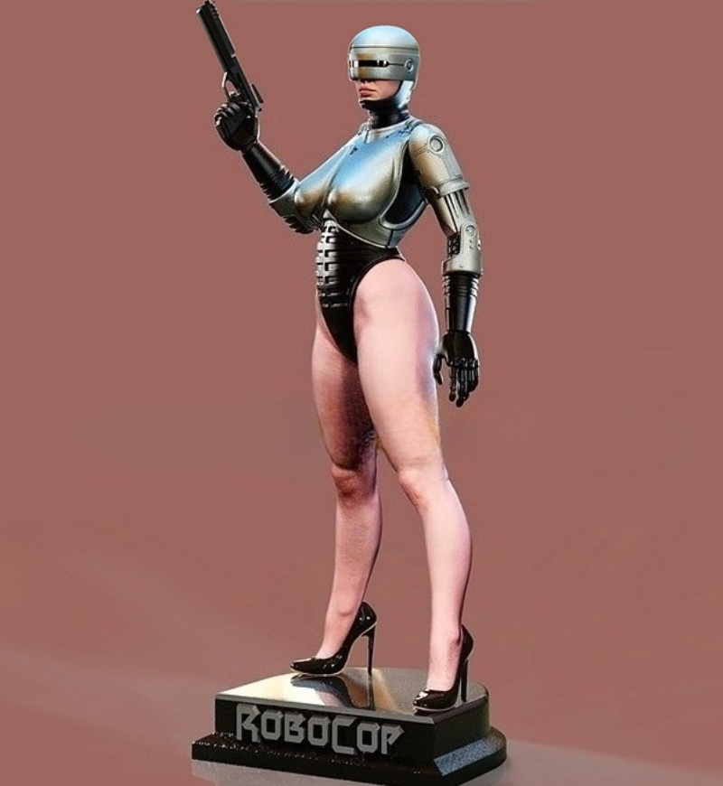 1/24 Scale Die-Cast Resin Figu - مراجعة Model Kit Robocop وسعره