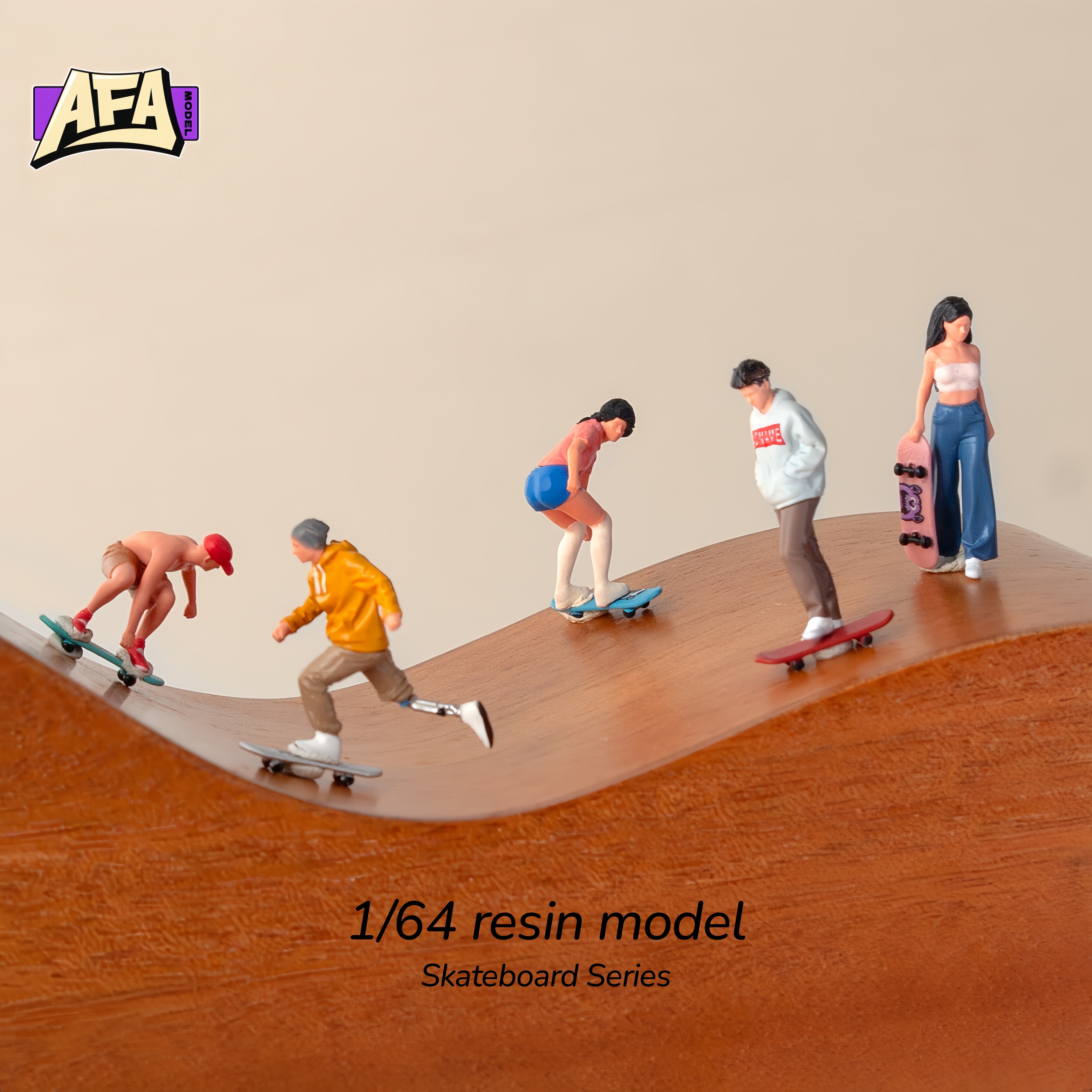 1 64 resin diorama skate Minia - مراجعة Model Kit Diorama وسعره