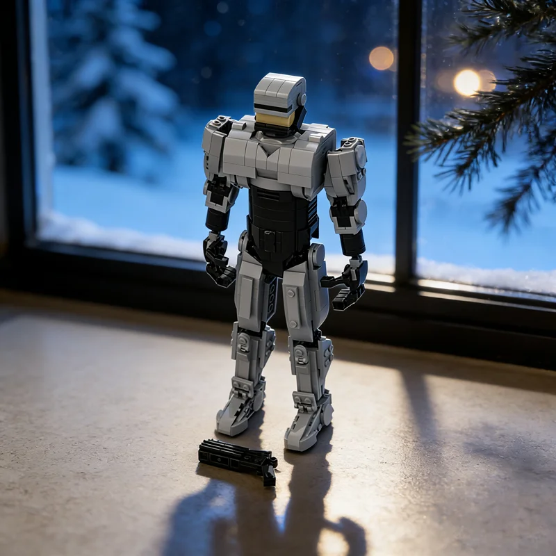 522pcs MOC Robocop Model Build - مراجعة Model Kit Robocop وسعره