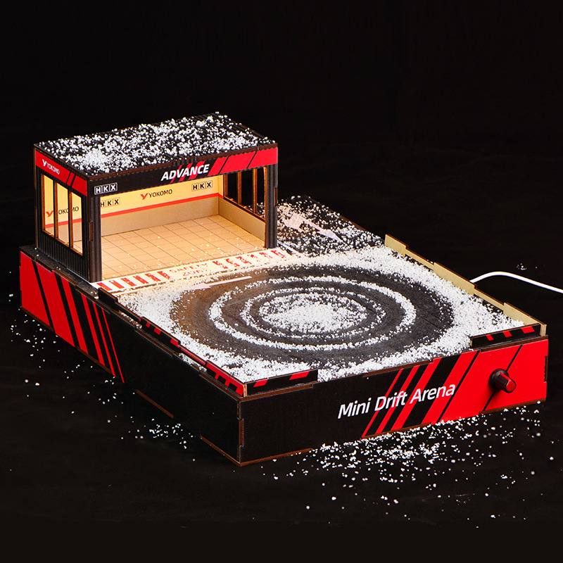 1:64 Scale DIY Drift Track Dio - مراجعة Model Kit Diorama وسعره