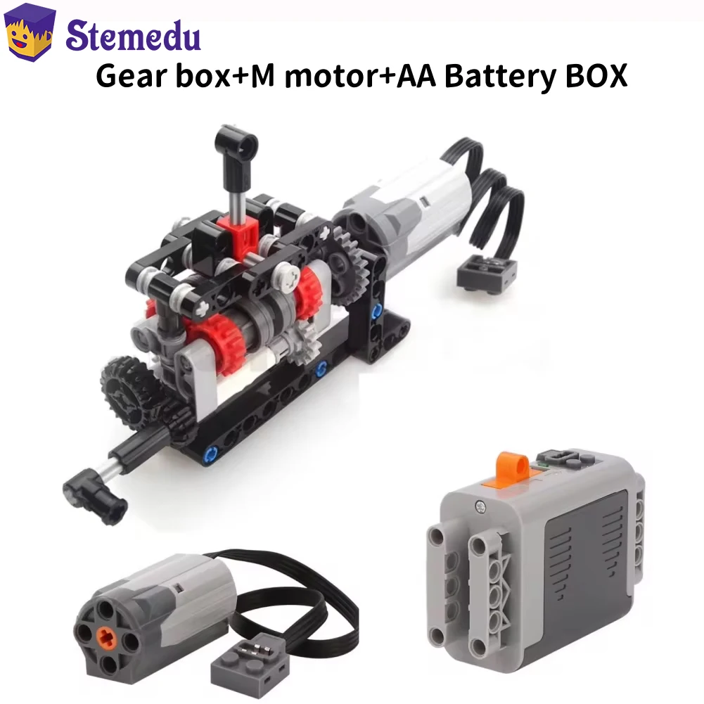MOC High-tech 4 Speeds Gearbox - مراجعة Model Kit Manual وسعره