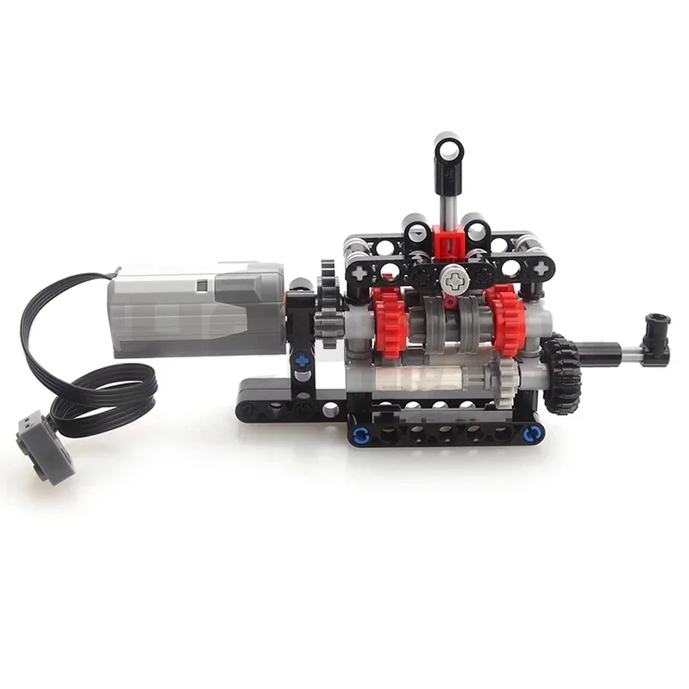 MOC High-tech 4 Speeds Gearbox - مراجعة Model Kit Manual وسعره