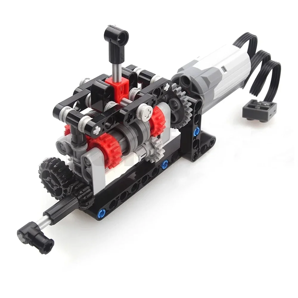MOC High-tech 4 Speeds Gearbox - مراجعة Model Kit Manual وسعره