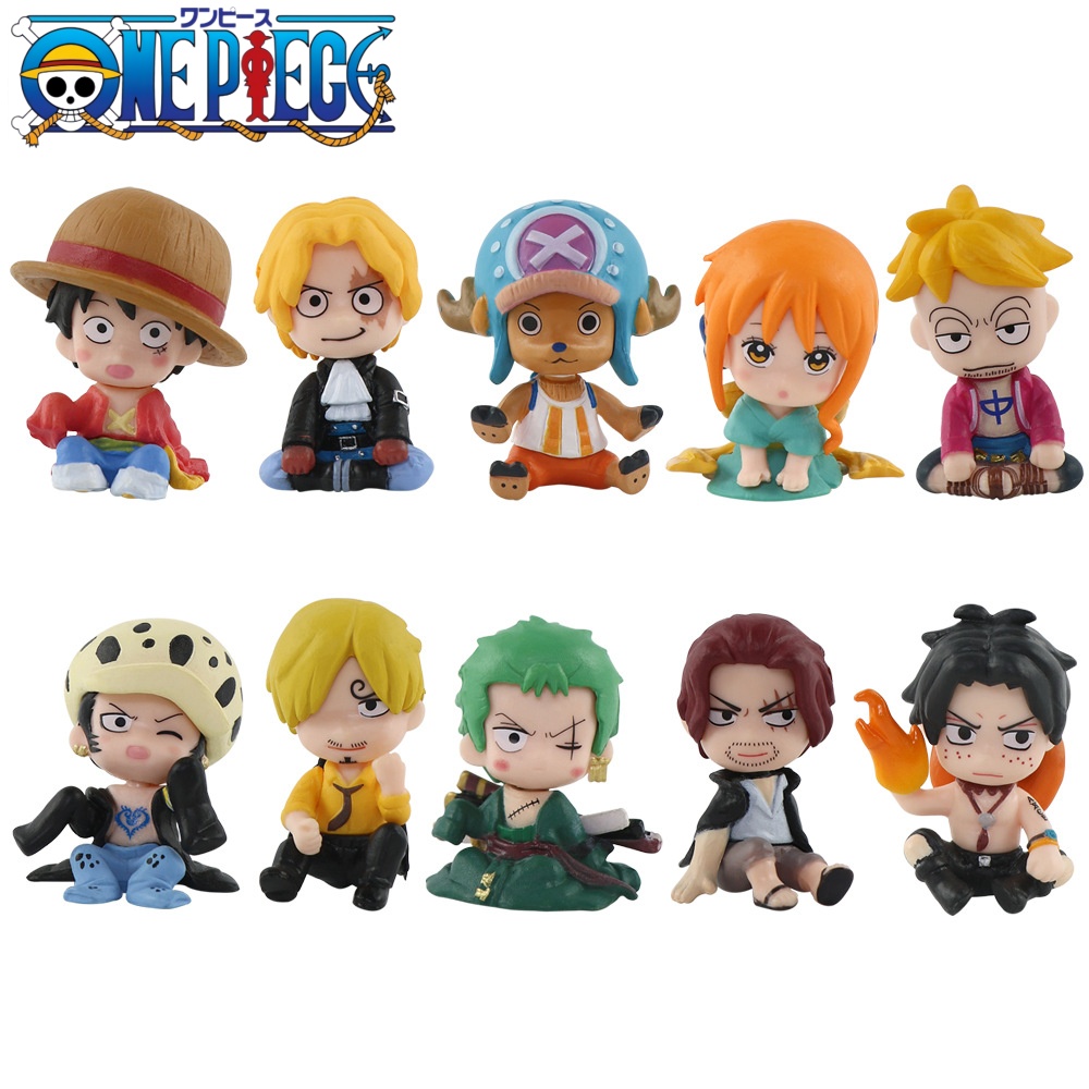 10PCS One Piece Figures Set Lu - مراجعة Model Kit Judge وسعره