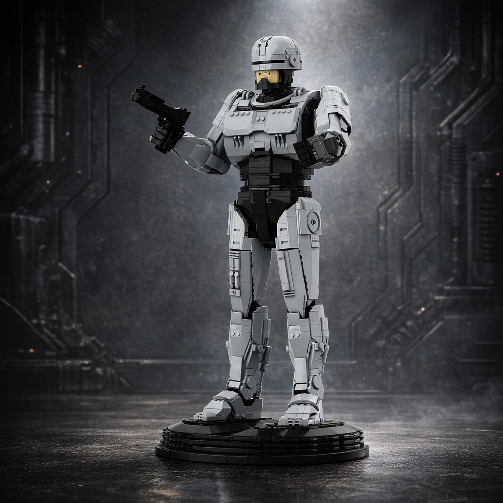 MOC Sci-Fi Robot Building Bloc - مراجعة Model Kit Robocop وسعره