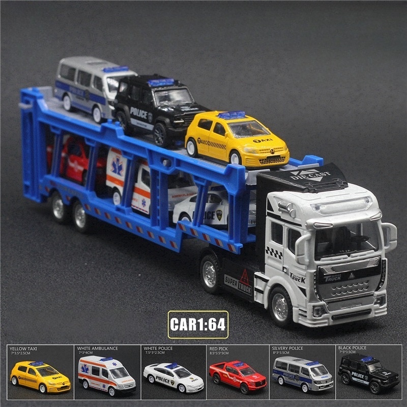 An alloy double-layer transpor - مراجعة Model Kit Car وسعره
