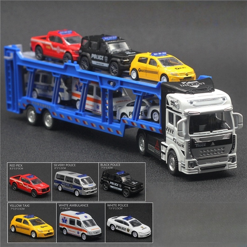 An alloy double-layer transpor - مراجعة Model Kit Car وسعره