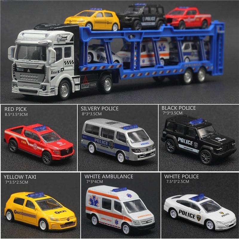 An alloy double-layer transpor - مراجعة Model Kit Car وسعره