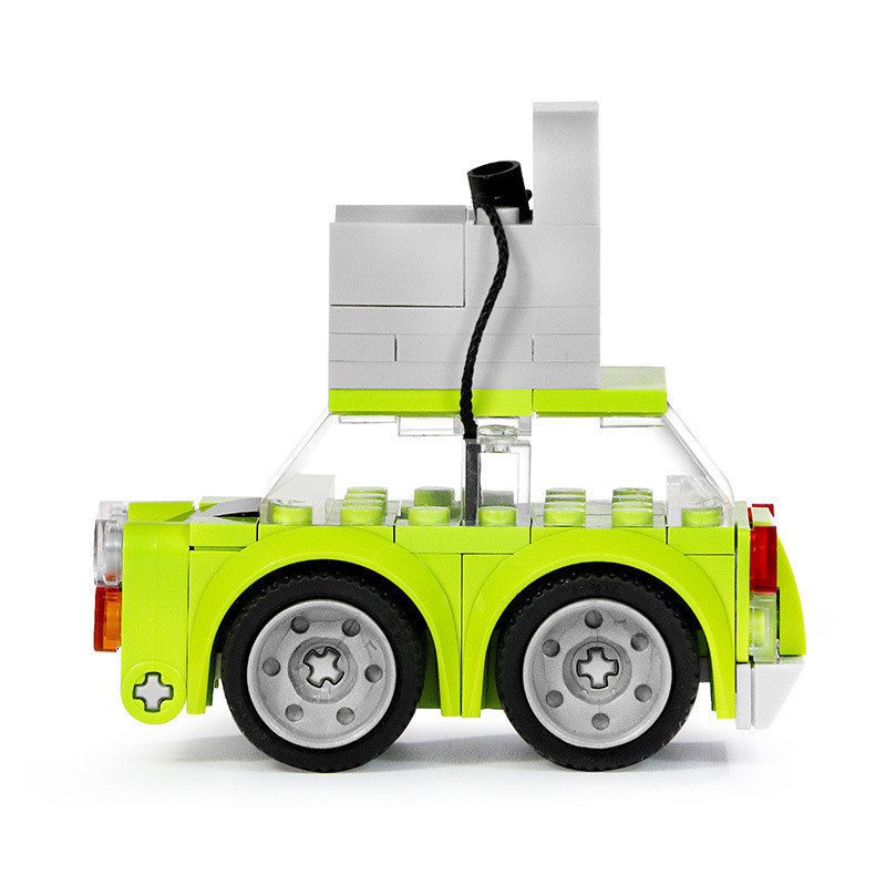 MOC Mr Beaned Racing Car Build - مراجعة Model Kit Manual وسعره