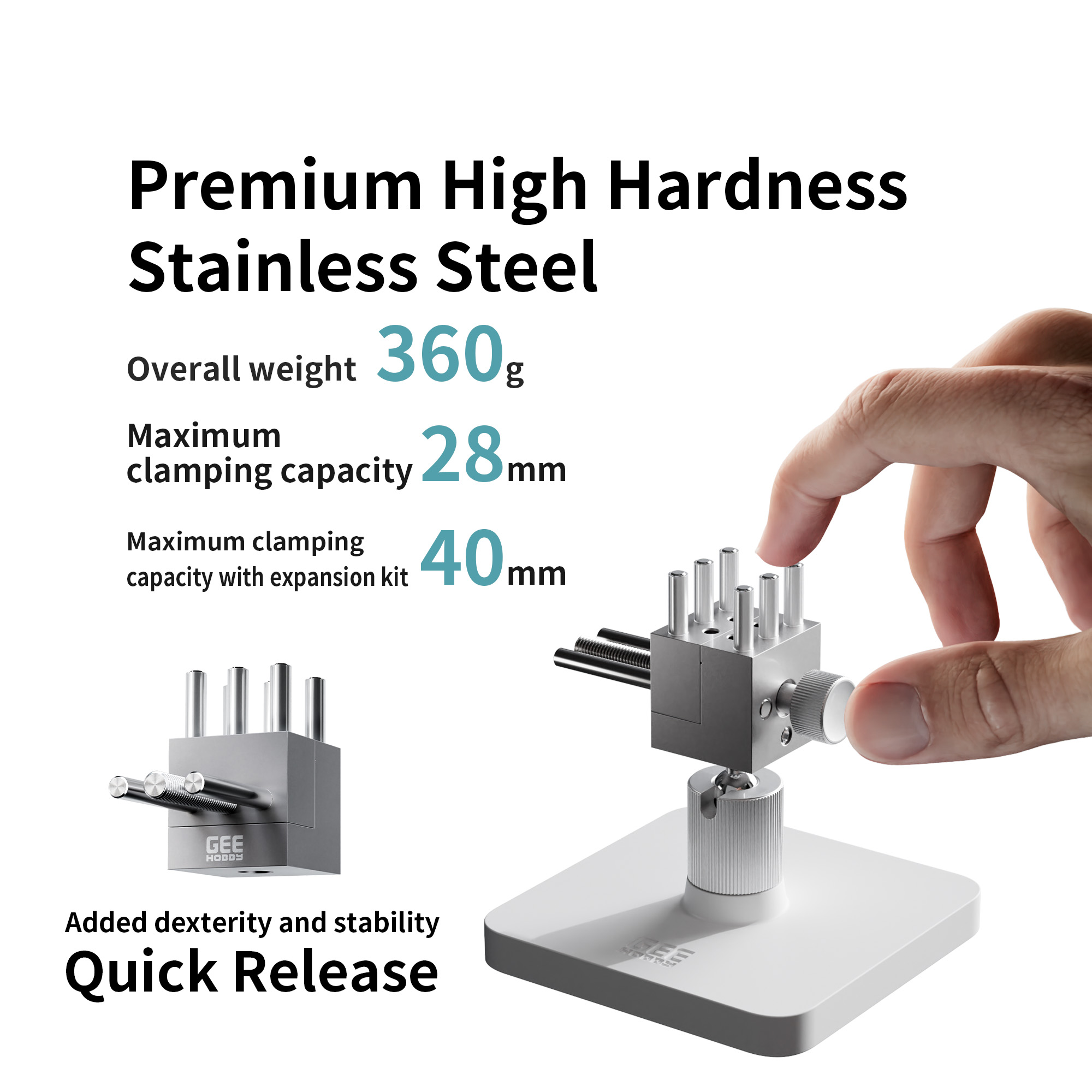 Geehobby GH-TV Stainless Steel - مراجعة Model Kit Vise وسعره