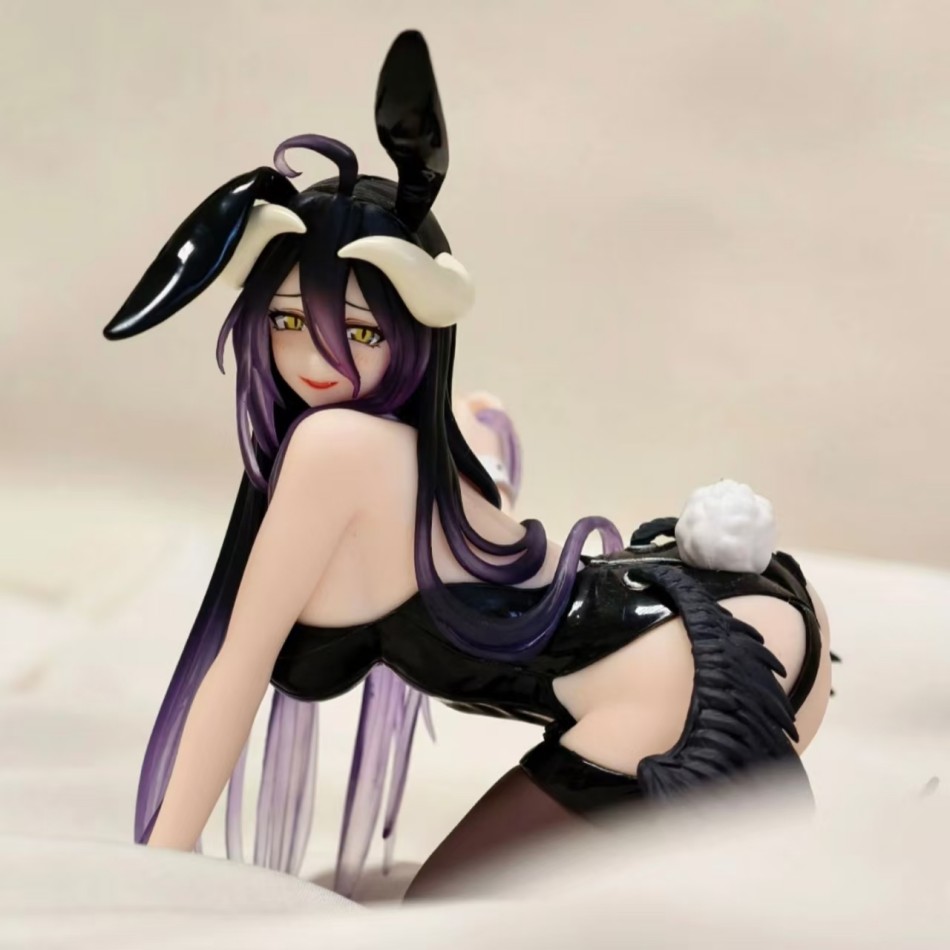 13CM Anime  Figure albedo Bunn - مراجعة Model Kit Waifu وسعره