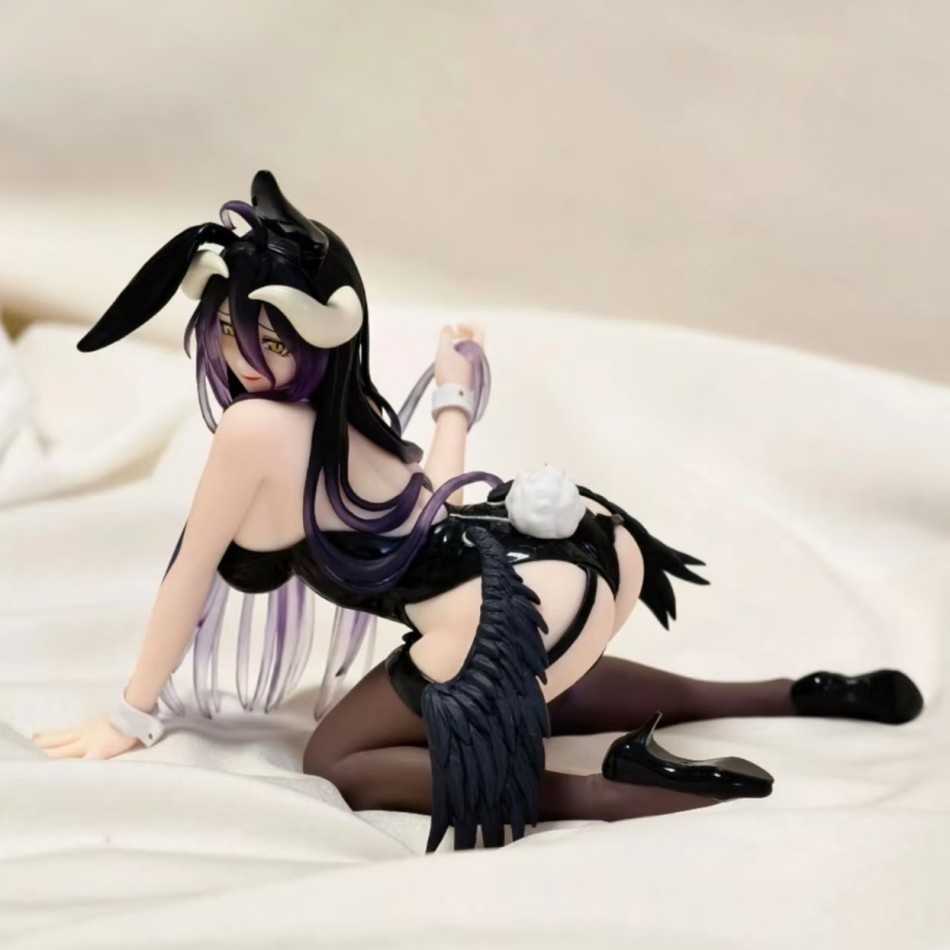 13CM Anime  Figure albedo Bunn - مراجعة Model Kit Waifu وسعره